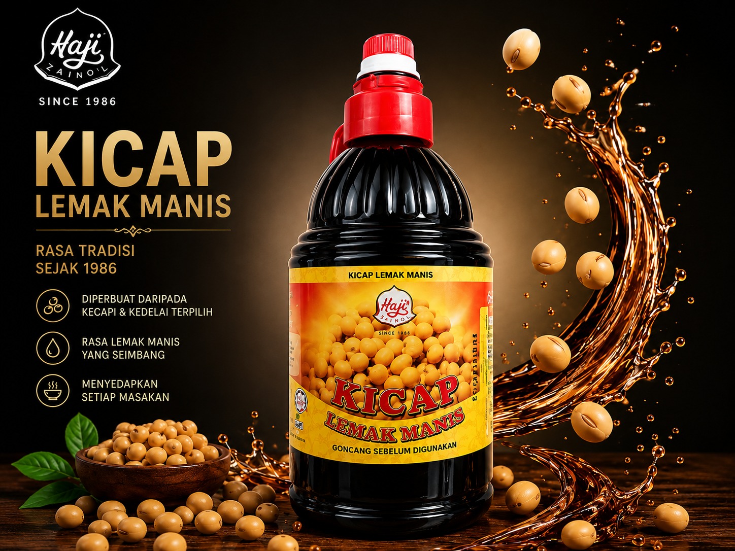 Kicap Lemak Manis Saiz Besar